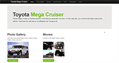Desktop Screenshot of megacruiser.com
